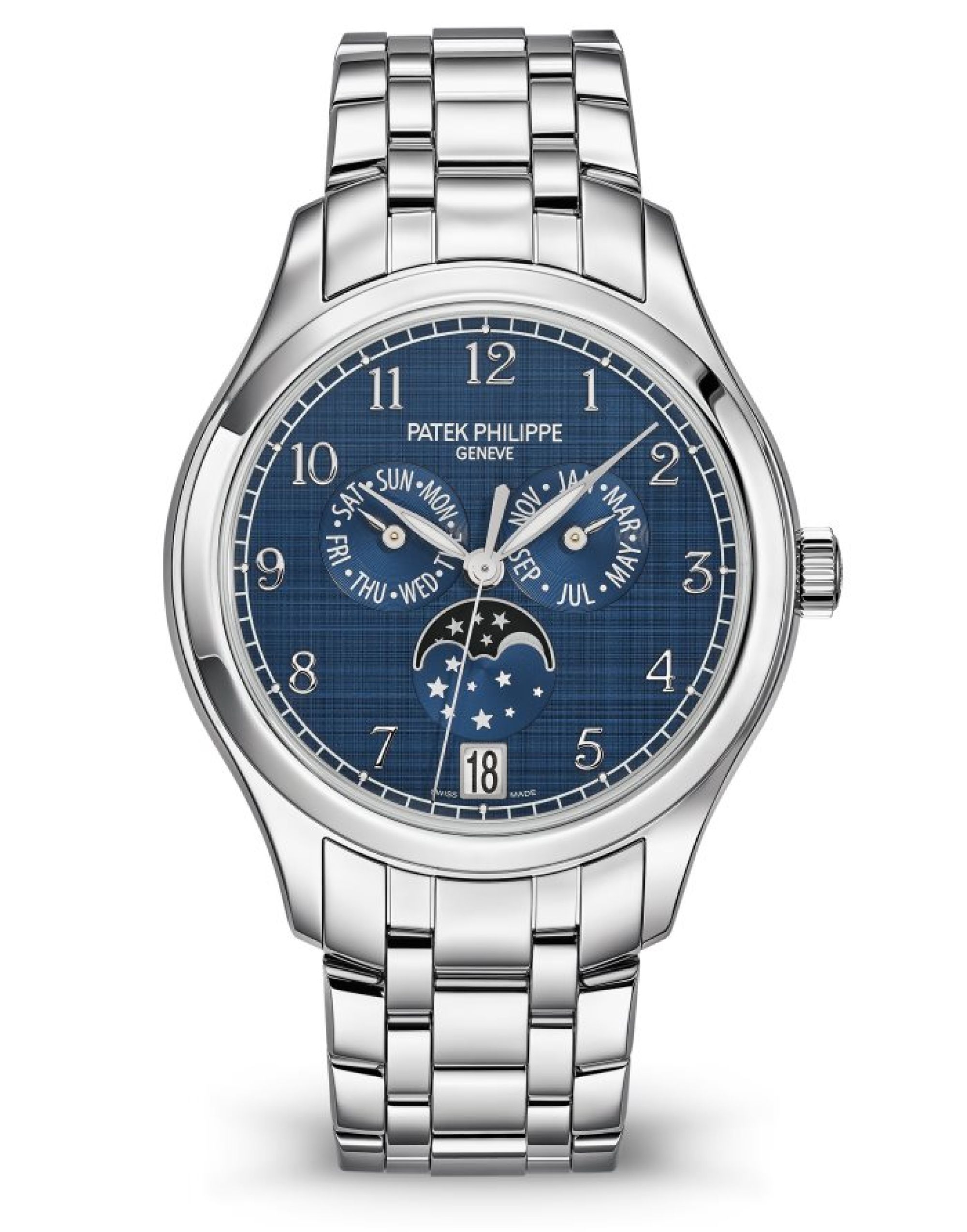 Patek Philippe Jahreskalender, Mondphase. Face