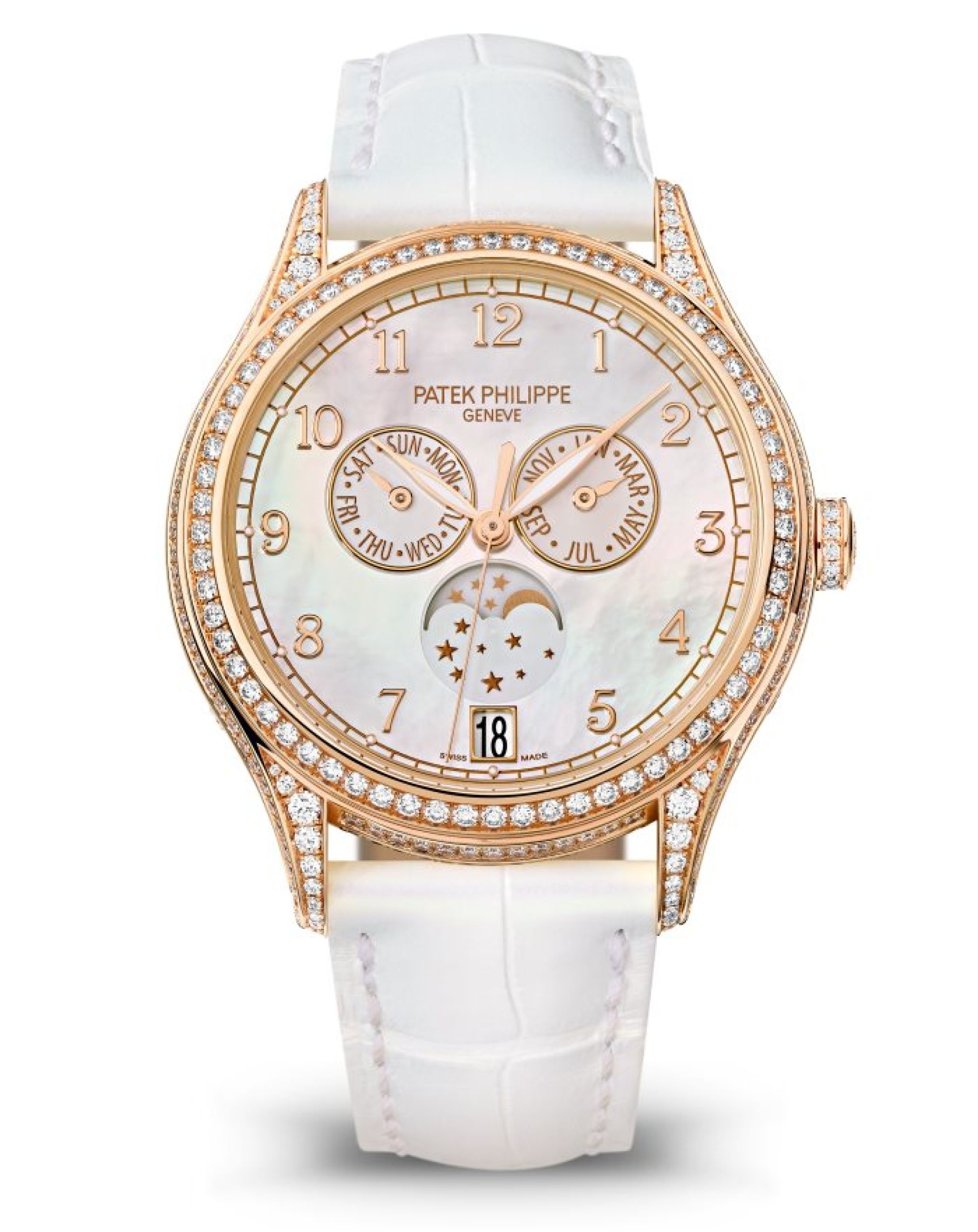 Patek Philippe Jahreskalender, Mondphase. Face