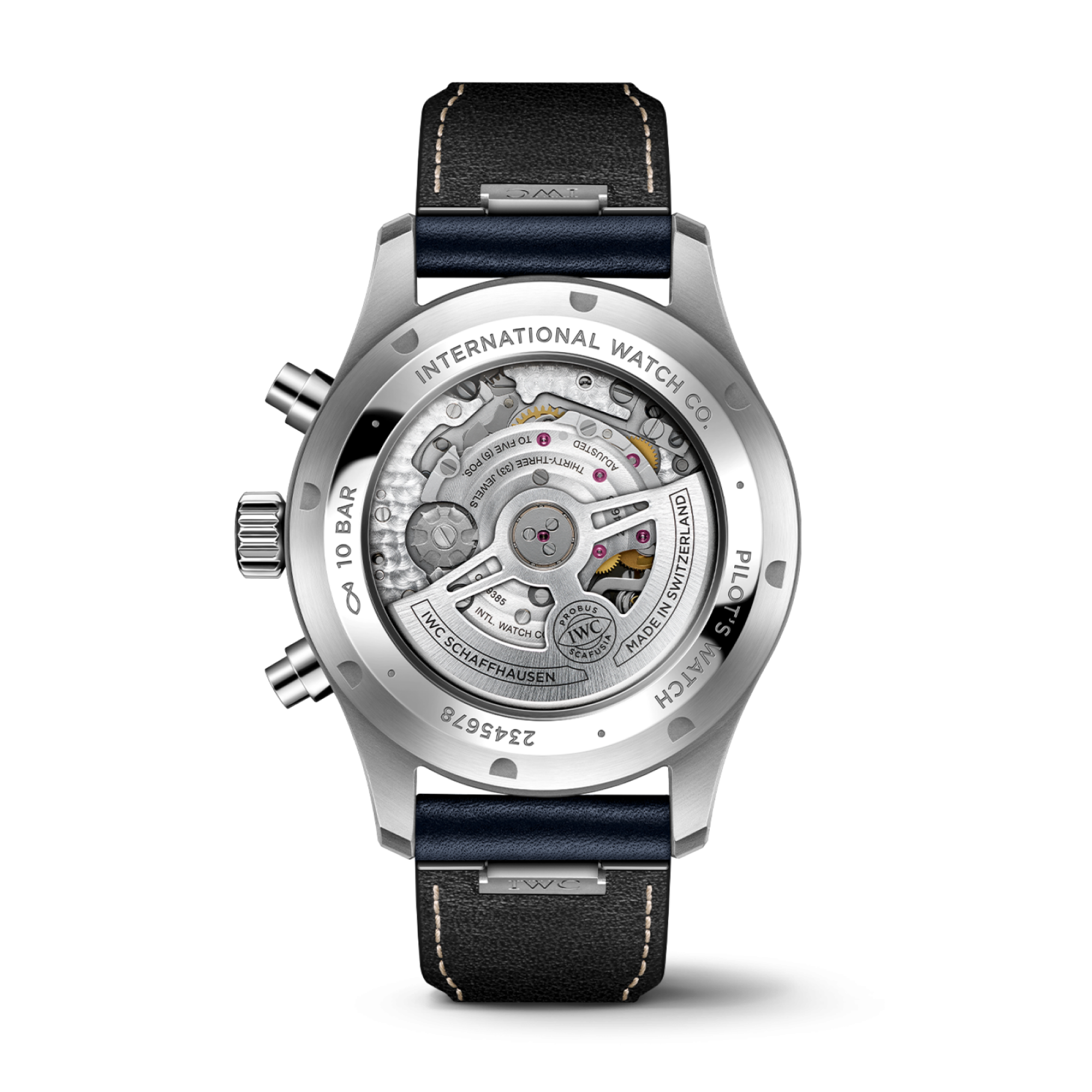IWC Pilot's Watch Chronograph Rückseite